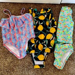 lot of 3 todder girl swimsuits